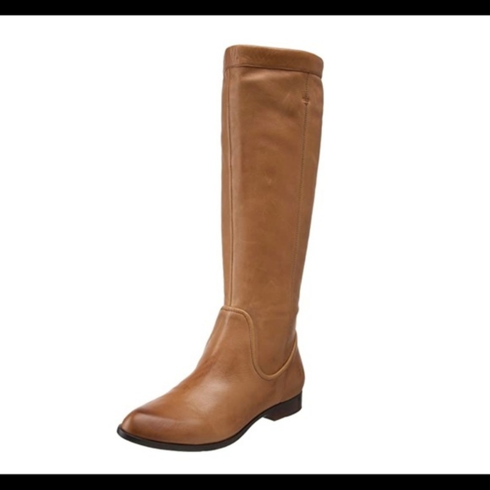 Frye Brown Cindy Slouch Soft Leather Boots Size 6M